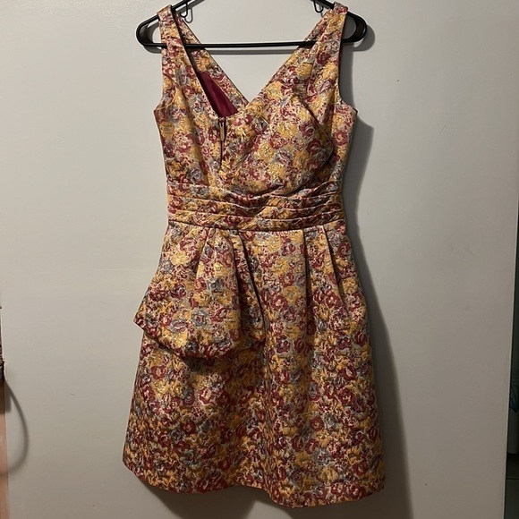 Zac Posen For Target Lined Brocade Dress Size Small - Picture 6 of 7